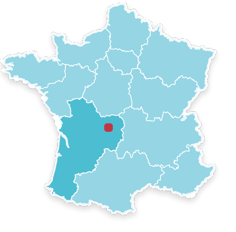 Haute-Vienne en r�gion Nouvelle-Aquitaine